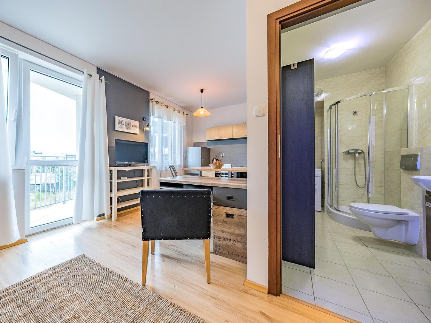 גדנסק Apartament Z Balkonem I Bezplatnym Parkingiem מראה חיצוני תמונה